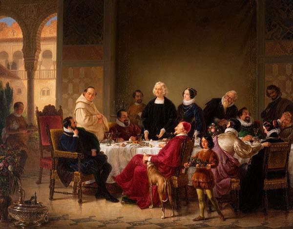 Johann Geyer Columbus and the Egg Spain oil painting art